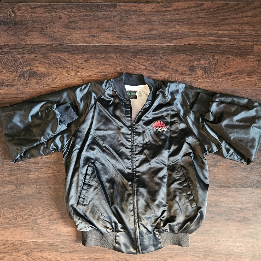Vintage Ernie Irvan Mac Tools Racing Satin Jacket 90’s
